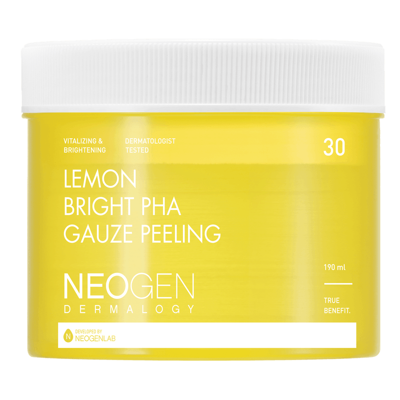 NEOGEN DERMALOGY LEMON BRIGHT PHA GAUZE PEELING 190ML (30 PADS)