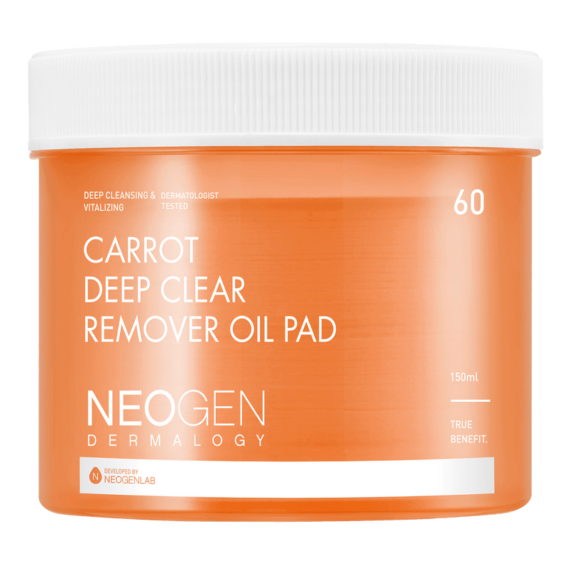 NEOGEN DERMALOGY CARROT DEEP CLEAR OIL PAD 150ML (60 PADS)