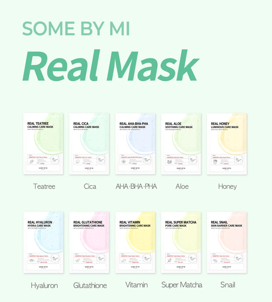 SomeByMi Real Super Matcha Pore Care Mask - 1ea