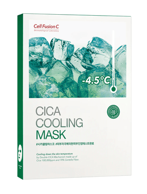 Cell Fusion C Cica Cooling Mask - 5 sheets - Kbeauty Sale | Authentic Korean Skincare Products