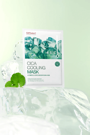 Cell Fusion C Cica Cooling Mask - 5 sheets - Kbeauty Sale | Authentic Korean Skincare Products