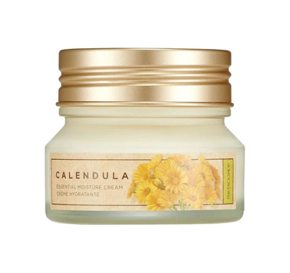 Thefaceshop Calendula Essential Moisture Cream 50ml in yellow jar