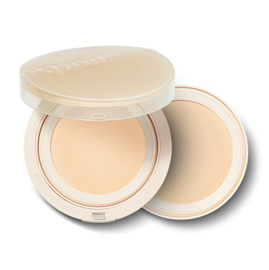 Espoir Pro Tailor Be Natural Cushion in Ivory, light beige compact case with soft finish