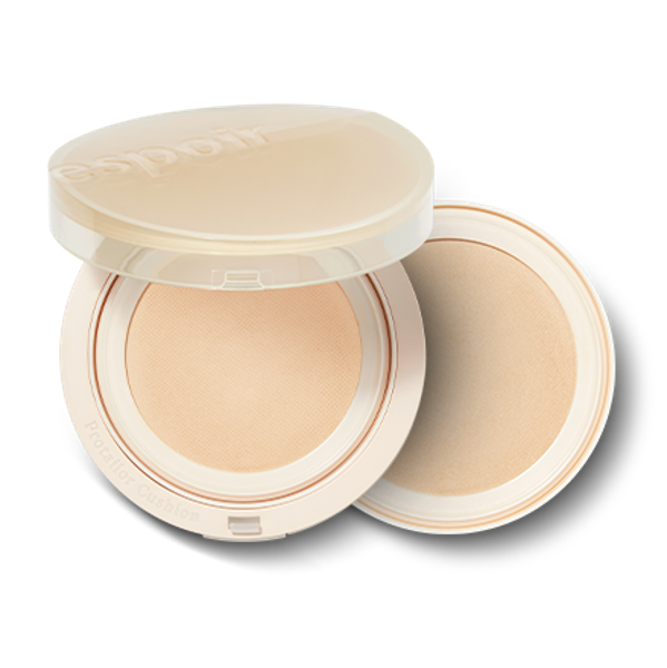 Espoir Pro Tailor Be Natural Cushion in Beige, dual pack of pink compacts