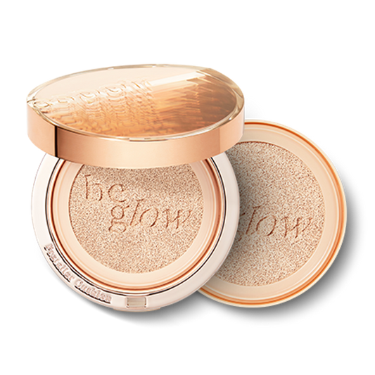 Espoir Pro Tailor Be Glow cushion foundation in shade vanilla with dual compact packaging