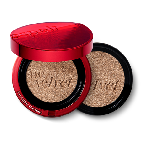 Espoir Protailor Be Velvet Cover Cushion in shade No.5 Tan with a red square compact
