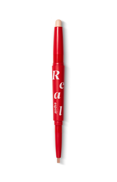 Espoir Real Eye Dual Stick in shade 04 Volume Up dual-ended eye makeup pencil in minimalist packaging
