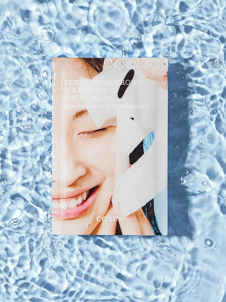 COSRX HYDRIUM TRIPLE HYALURONIC WATER WAVE SHEET MASK 1ea 20g