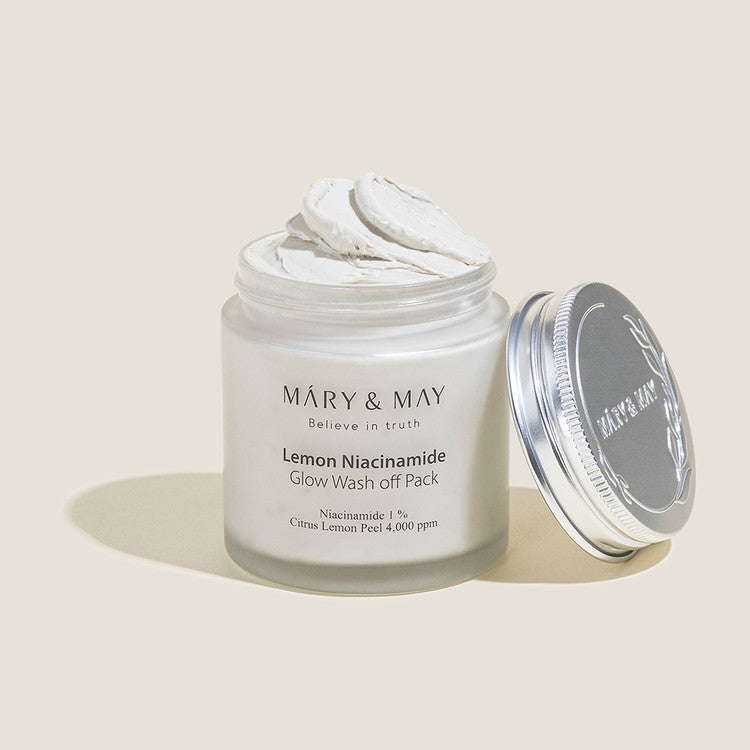 MARY&MAY Lemon Niacinamide Glow Wash Off Pack 125g