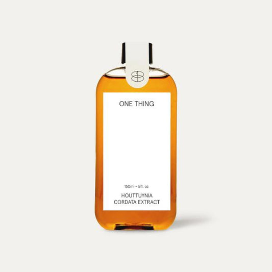 ONE THING Houttuynia Cordata Extract toner in clear minimalist 150ml bottle
