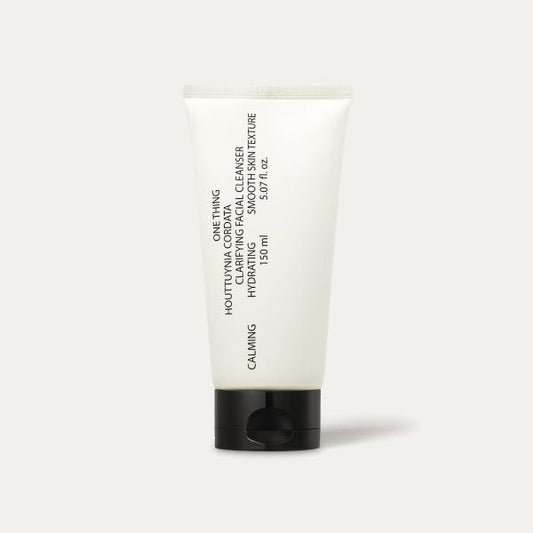 ONE THING Houttuynia Cordata Clarifying Facial Cleanser in a white squeeze tube