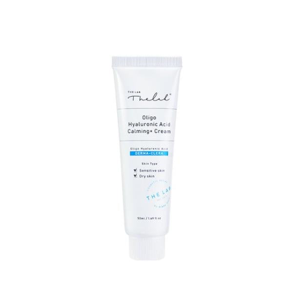 The Lab by Blanc Doux Oligo Hyaluronic Acid Calming Cream in a 50ml blue tube