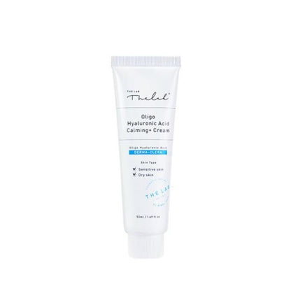 The Lab by Blanc Doux Oligo Hyaluronic Acid Calming Cream in a 50ml blue tube
