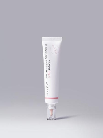 THE LAB by BLANC DOUX Oligo Hyaluronic Acid Waterfull Tone-up sunscreen in a white 40ml tube