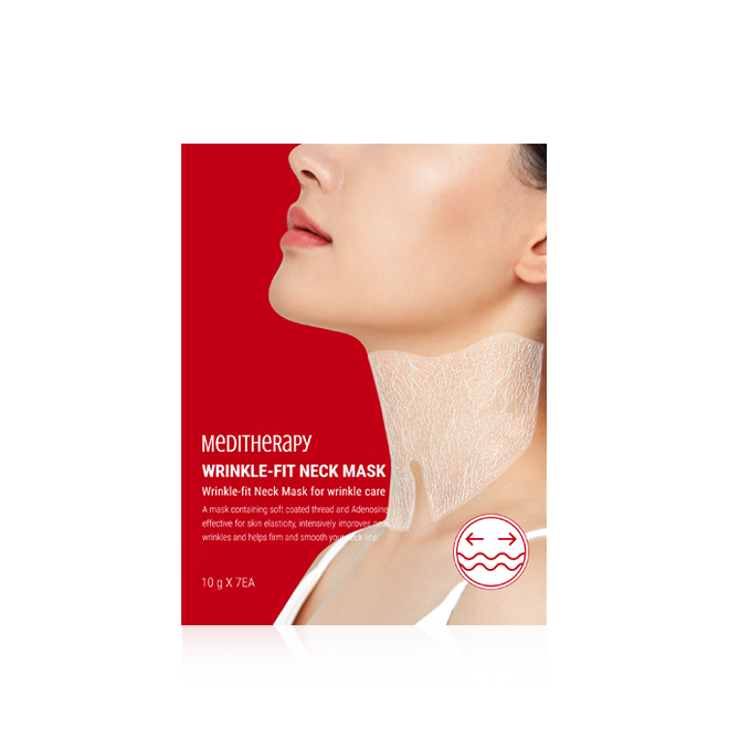 MEDITHERAPY Wrinkle fit Mesh Sheet Masks for Neck (7EA)