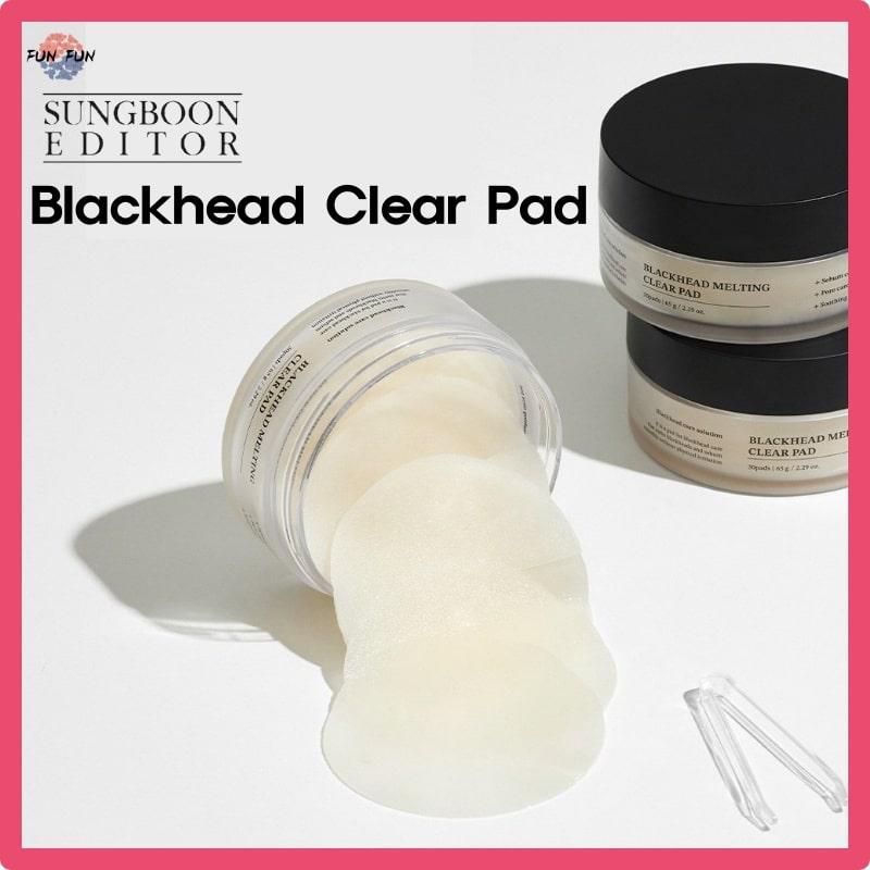 SUNGBOON EDITOR Blackhead Melting Clear Pad 30 sheets