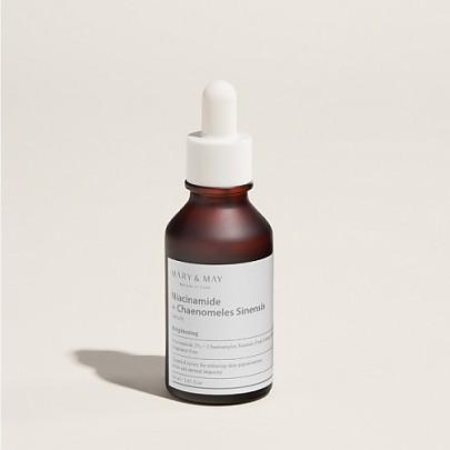 Mary&May Niacinamide+Chaenomeles Sinensis Serum 30ml - Kbeauty Sale | Authentic Korean Skincare Products