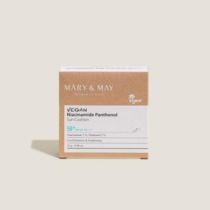 Mary&May Vegan Niacinamide Panthenol Sun Cushion SPF50+ PA++++ 25g