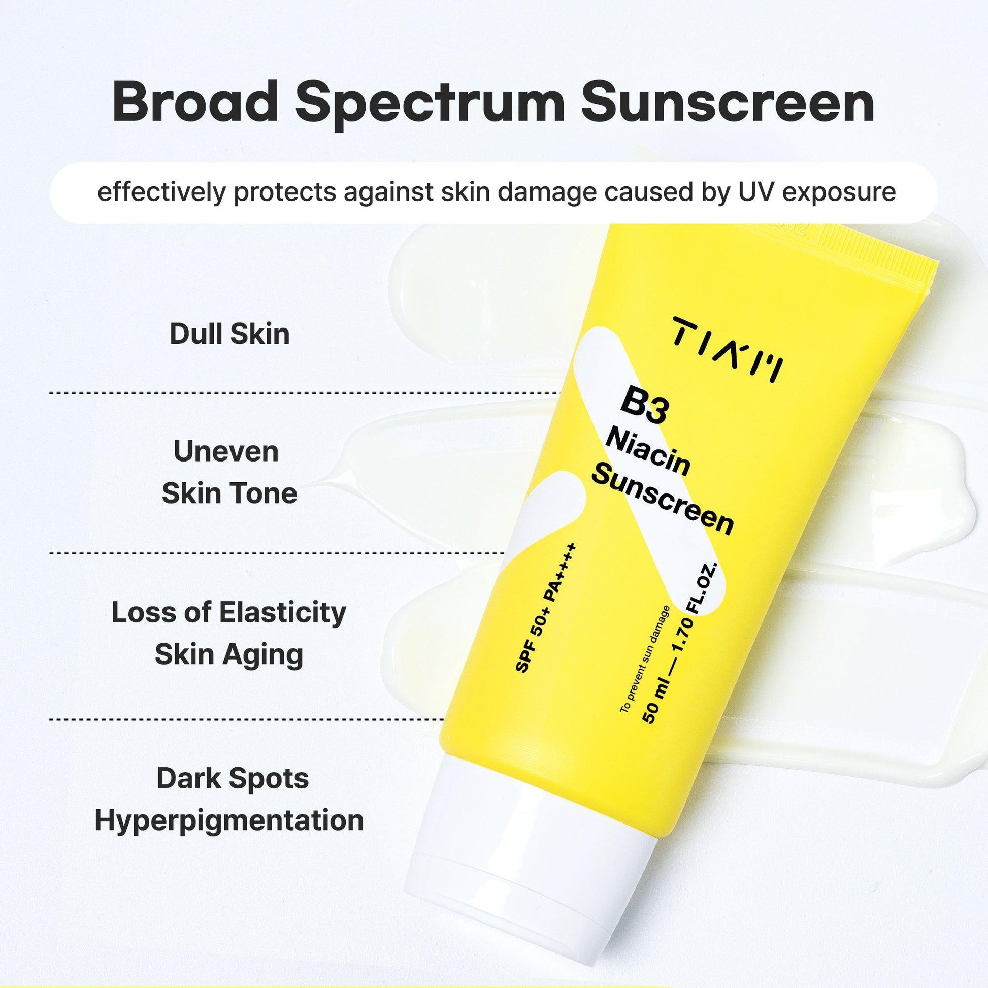 Tiam B3 Niacin Sunscreen 50ml - Kbeauty Sale | Authentic Korean Skincare Products