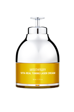 MEDITHERAPY VITA REAL Toning Laser Cream (50ml) , Vitamin Cream + Red Light LED Device