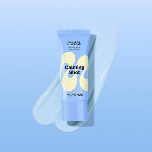 Mamonde Calming Shot Azulene Suncream SPF50+PA++++ 35mL - Kbeauty.sale