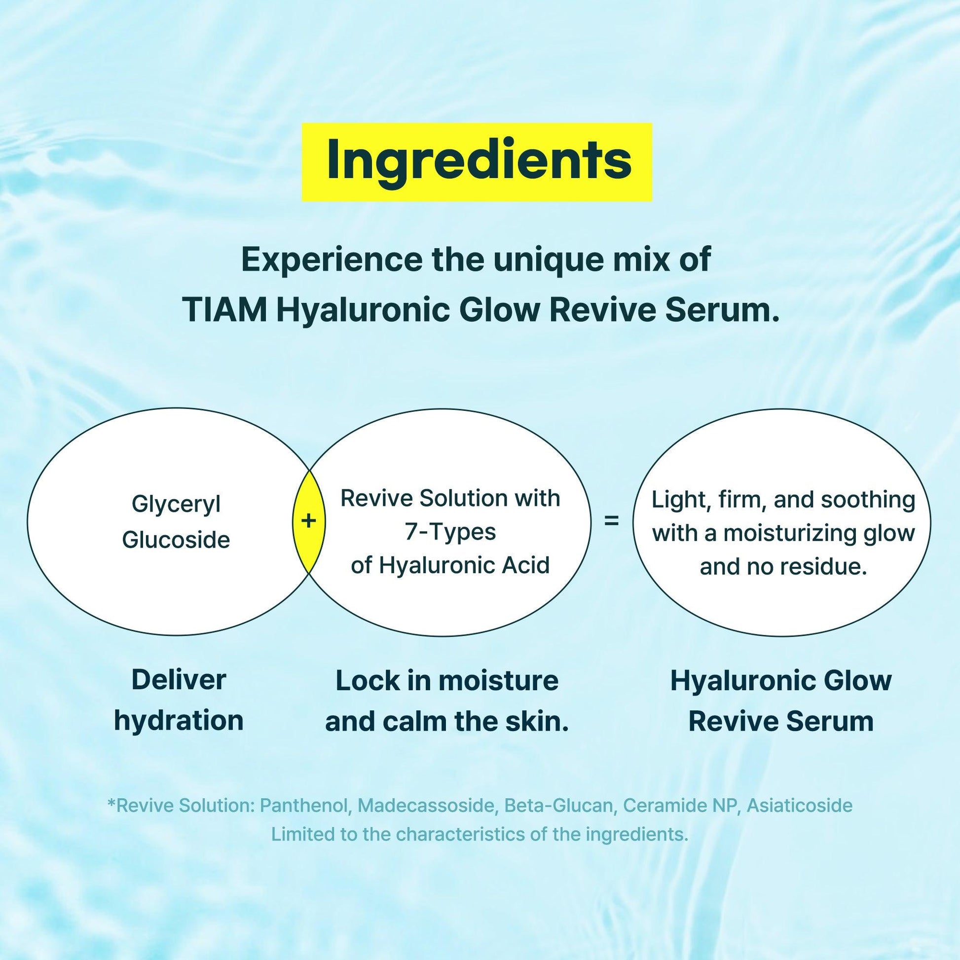 Tiam Hyaluronic Glow Revive Serum - 40ml - Kbeauty Sale | Authentic Korean Skincare Products