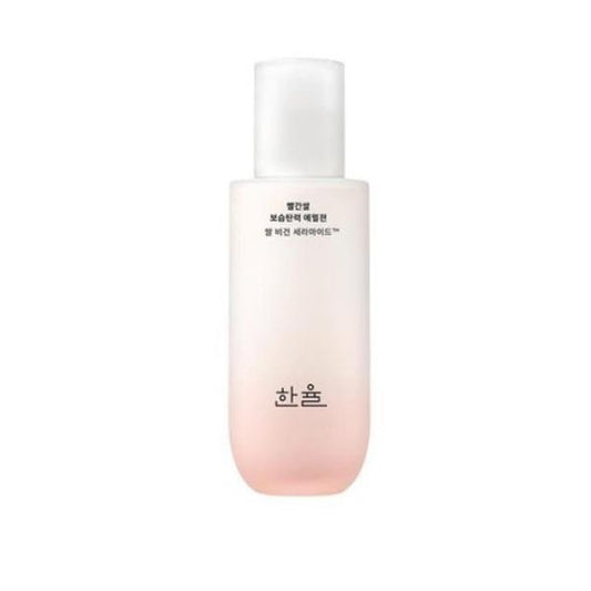 Hanyul Red Rice Moisture Firming Emulsion in a gradient red pump bottle