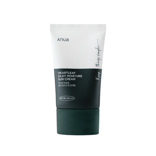 Anua HEARTLEAF SILKY MOISTURE SUNSCREEN 50ml - Kbeauty Sale | Authentic Korean Skincare Products