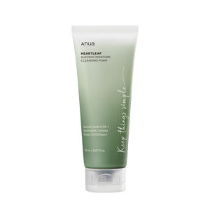 Anua HEARTLEAF SUCCINIC MOISTURE CLEANSING FOAM 150ml - Kbeauty Sale | Authentic Korean Skincare Products