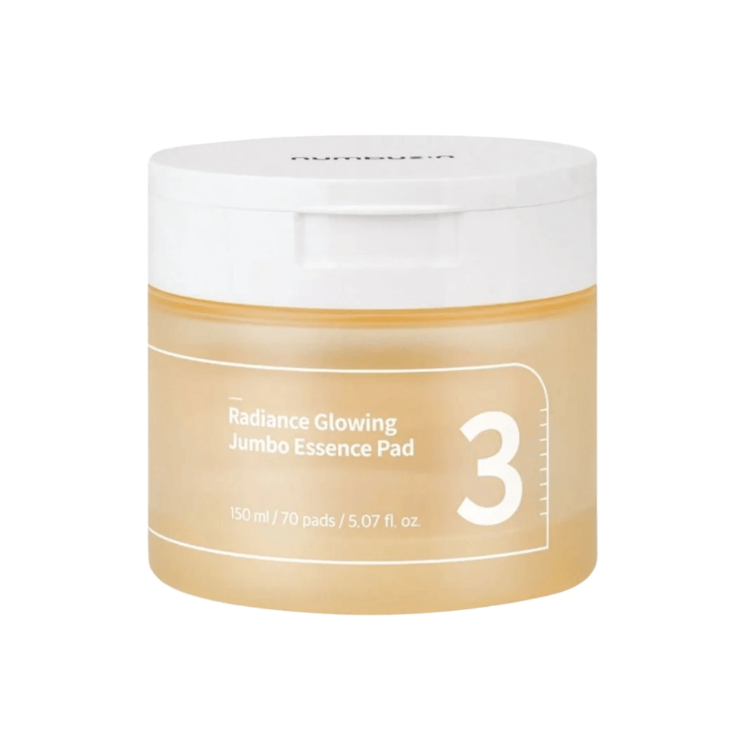 Numbuzin No.3 Radiance Glowing Jumbo Essence Pad 70Pads 150ml - Kbeauty Sale | Authentic Korean Skincare Products