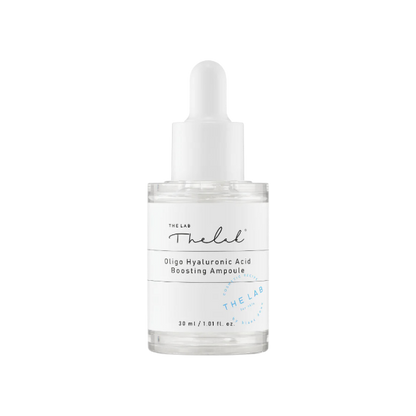 The Lab by Blanc Doux Oligo Hyaluronic Acid Boosting Ampoule 30ml in a clear glass dropper bottle