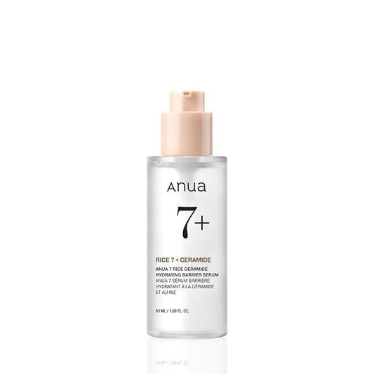 Anua 7+ RICE CERAMIDE HYDRATING BARRIER SERUM 50ml - Kbeauty Sale | Authentic Korean Skincare Products