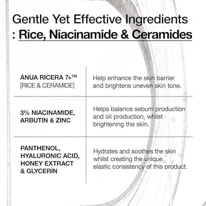 Anua 7+ RICE CERAMIDE HYDRATING BARRIER SERUM 50ml - Kbeauty Sale | Authentic Korean Skincare Products