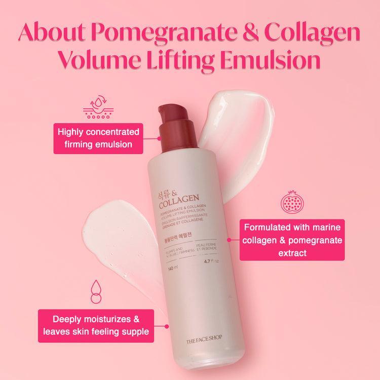 The Face Shop POMEGRANATE AND COLLAGEN VOLUME LIFTING EMULSION 140ml