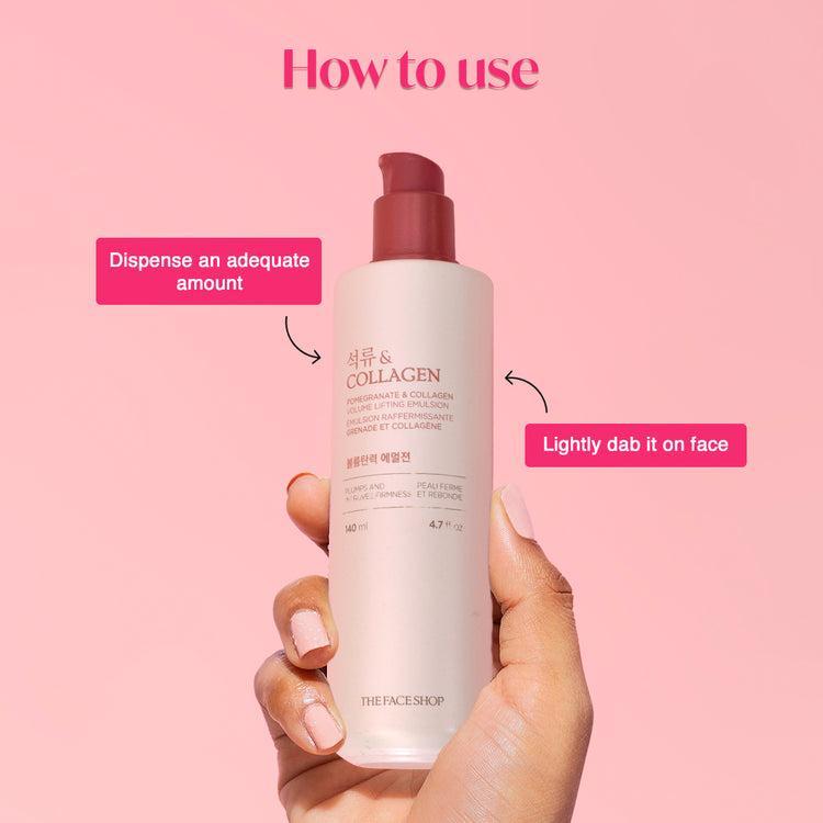 The Face Shop POMEGRANATE AND COLLAGEN VOLUME LIFTING EMULSION 140ml