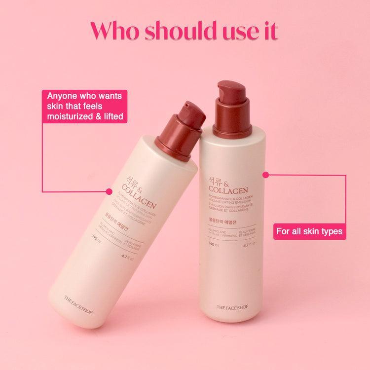 The Face Shop POMEGRANATE AND COLLAGEN VOLUME LIFTING EMULSION 140ml