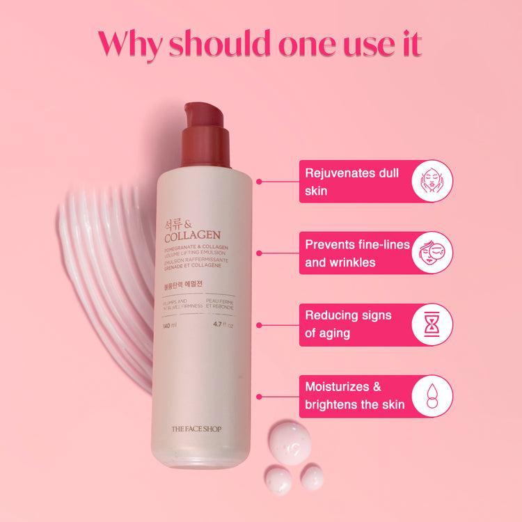 The Face Shop POMEGRANATE AND COLLAGEN VOLUME LIFTING EMULSION 140ml