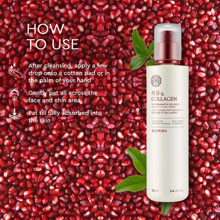 The Face Shop POMEGRANATE AND COLLAGEN VOLUME LIFTING TONER 160ml
