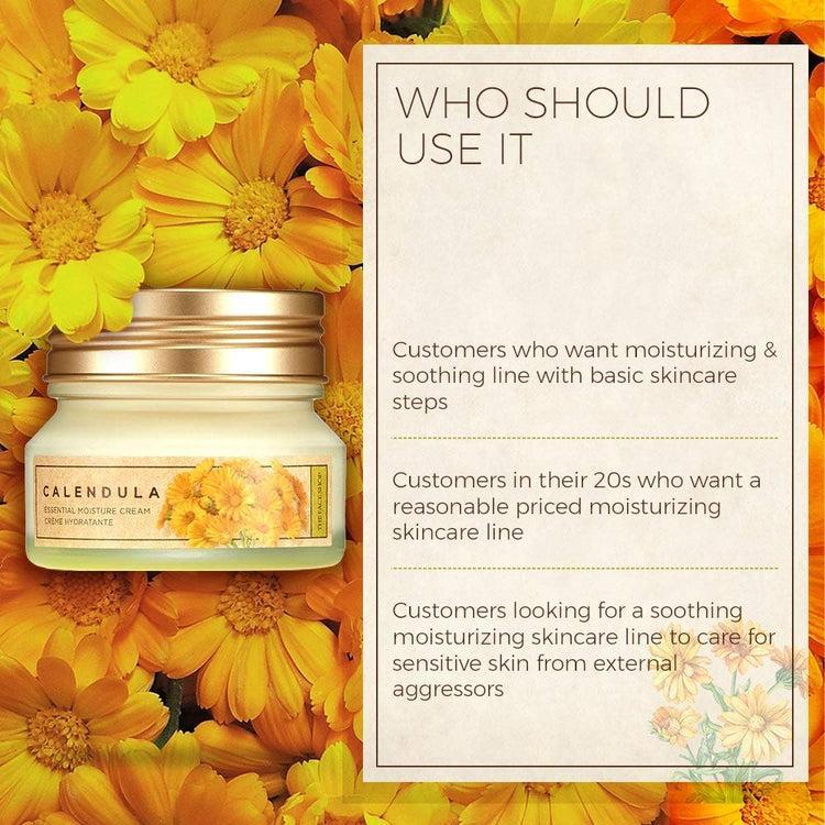The Face Shop CALENDULA ESSENTIAL MOISTURE CREAM 50ml