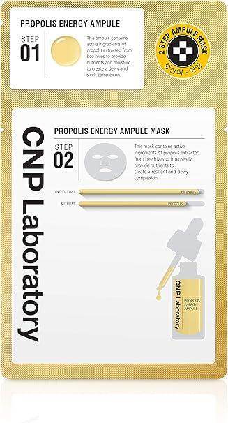 CNP Laboratory 2-Step Propolis Energy Active Ampule Mask (5 Sheets) - Kbeauty.sale