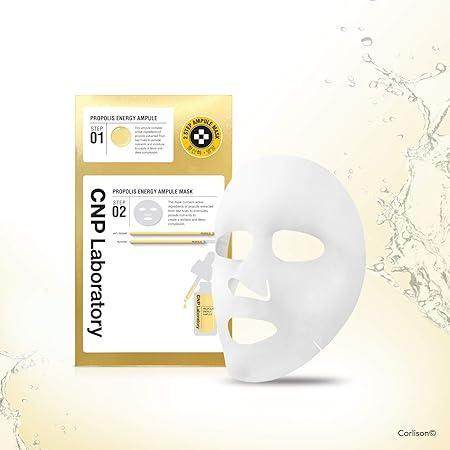 CNP Laboratory 2-Step Propolis Energy Active Ampule Mask (5 Sheets) - Kbeauty.sale