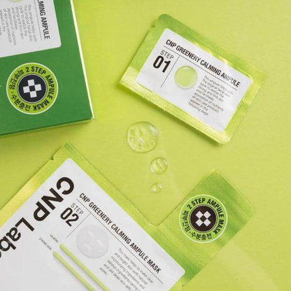 CNP Laboratory 2-Step Greenery Calming Ampule Mask 5ea - Kbeauty.sale