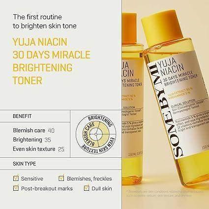 SOME BY MI YUJA NIACIN 30 DAYS MIRACLE BRIGHTENING TONER 150ml - Kbeauty.sale