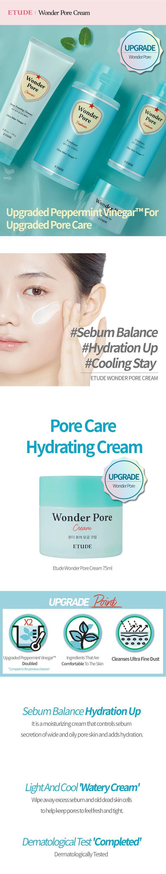 Etude House Wonder Pore Cream 75ml