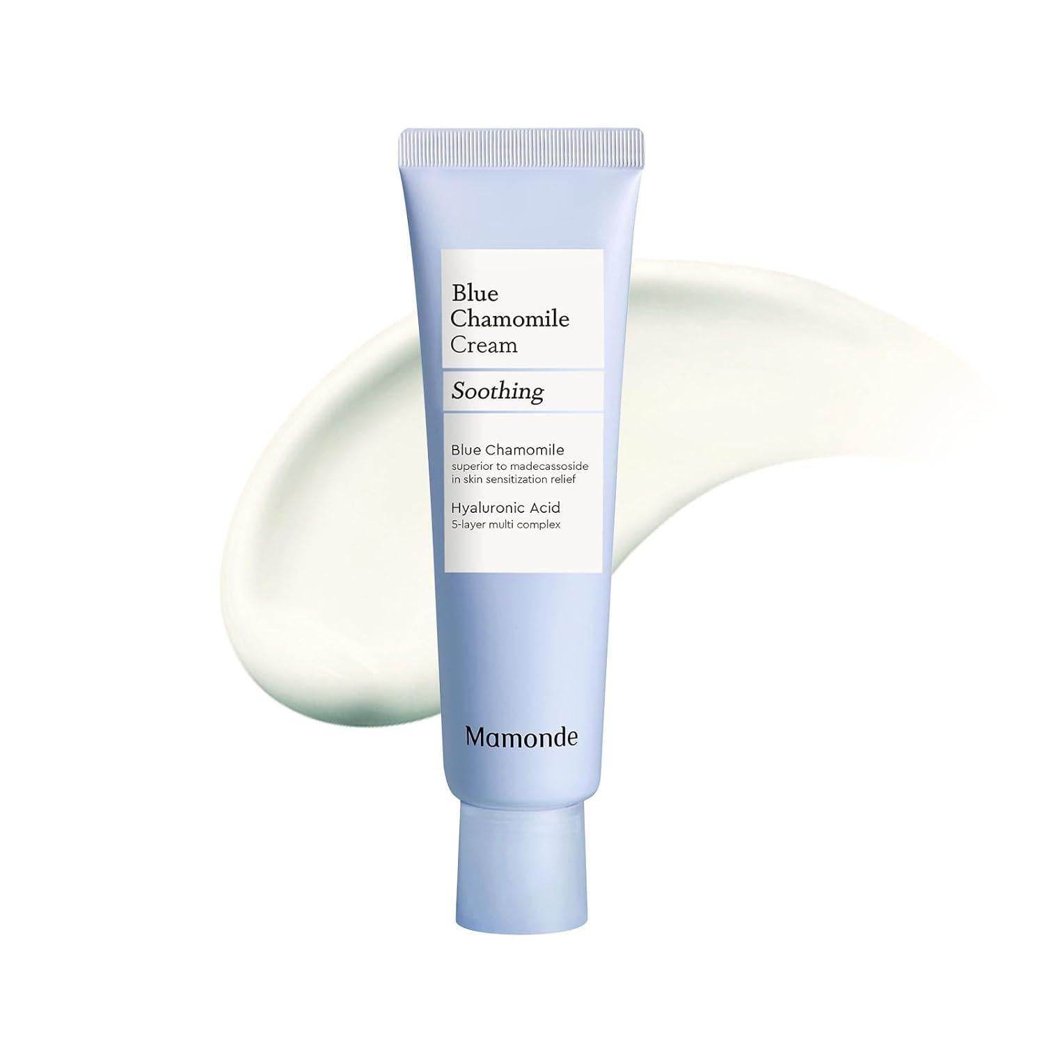 Mamonde BLUE CHAMOMILE SOOTHING REPAIR CREAM 60ml - Kbeauty.sale