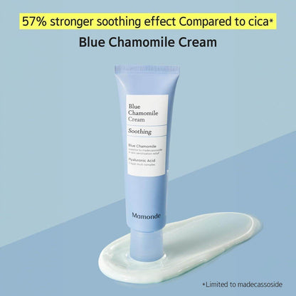 Mamonde BLUE CHAMOMILE SOOTHING REPAIR CREAM 60ml - Kbeauty.sale