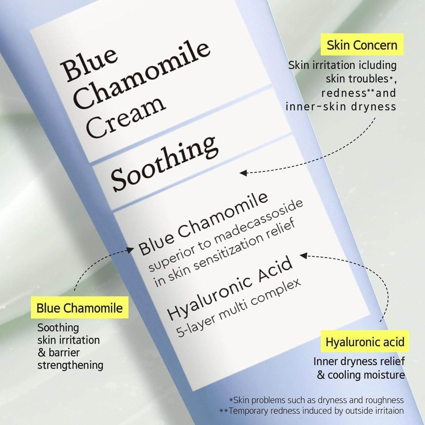 Mamonde BLUE CHAMOMILE SOOTHING REPAIR CREAM 60ml - Kbeauty.sale