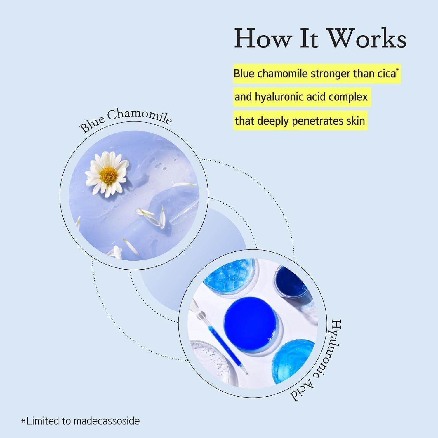 Mamonde BLUE CHAMOMILE SOOTHING REPAIR CREAM 60ml - Kbeauty.sale