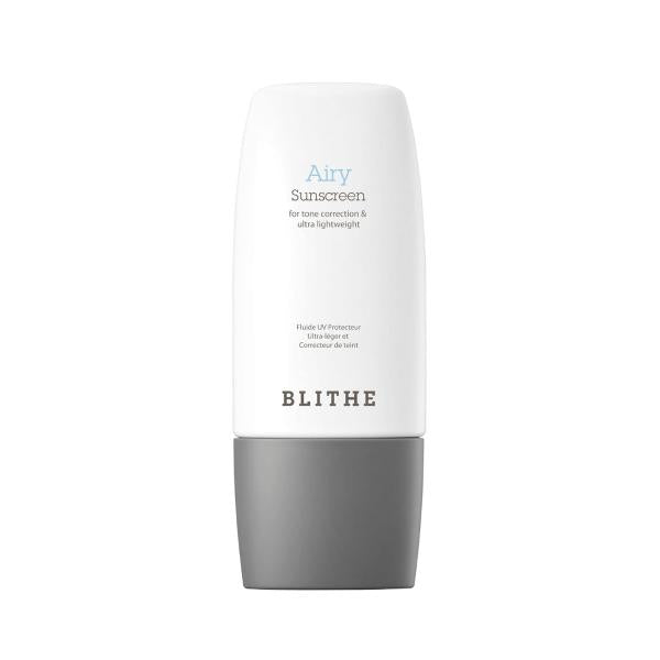 Blithe Airy Sunscreen in a 50ml white squeeze tube