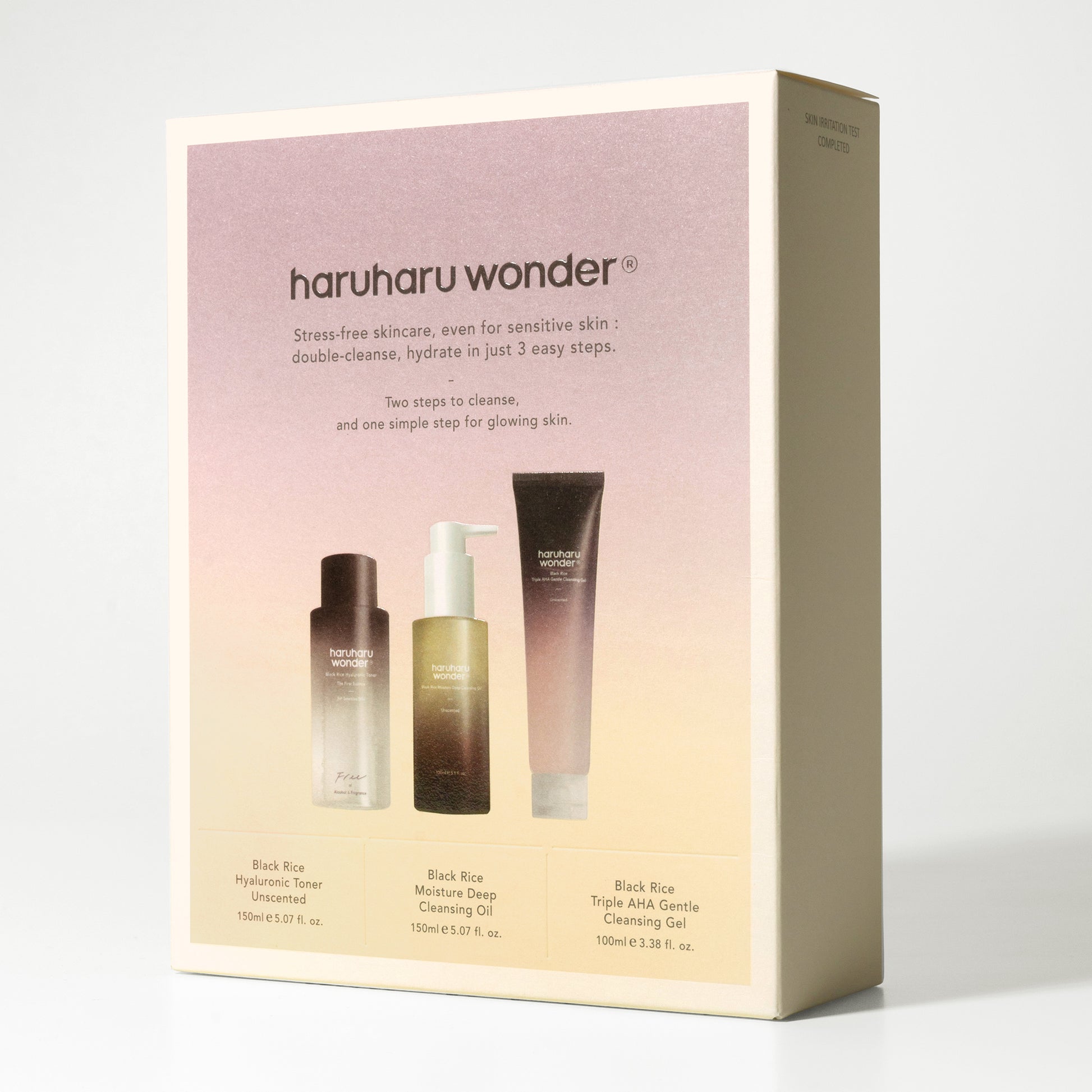 HaruHaru Wonder Cleanse & Glow set